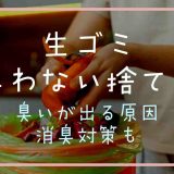 生ゴミ臭わない捨て方！臭いが出る原因と消臭対策についても