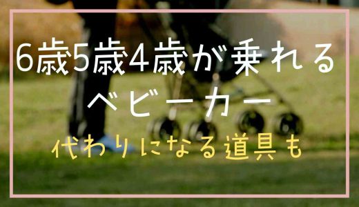 6歳5歳4歳のベビーカー代わりに使える道具は？テーマパークでも使える商品を紹介