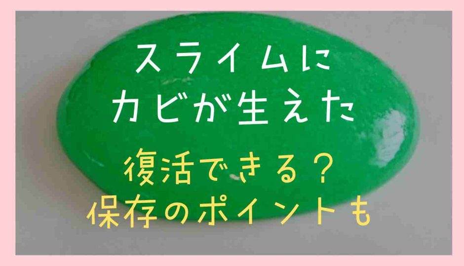 スライムにカビが生えたら復活できる？